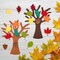 192-piece Fall Tree of Thanks Felt Craft Kit Autumn Tree Maple Leaves Ornaments Felt Board for DIY Art Craft, Fall Thanksgiving Party Gift Supplies Home Classroom Door Wall Hanging Tree Decor.